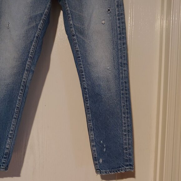Moussy Vintage Womens Howa Button Fly Distressed Jeans 25 Cotton Japan Denim - Picture 5 of 13